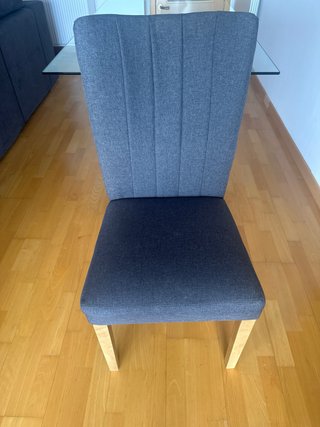Mesa Comedor Cristal 160x90 Madera+4 sillas
