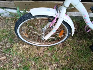 Bicicletas Niña Blancas y Rosas