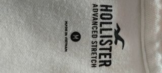 Polo Hollister Blanco Talla M