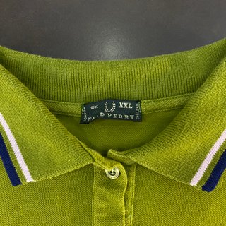 Polo Fred Perry Twin Tipped Verde T.XXL