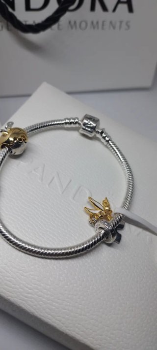 Pulsera Pandora 16cm Oro y Plata