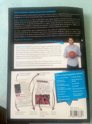 Libro baloncesto para aprender ingles