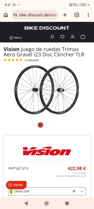 Ruedas Visión Trimax 30