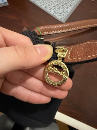 Bolso Longchamp Negro y Marrón
