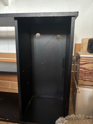 Mueble Acuario Negro 96L