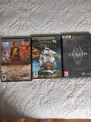 Lote Juegos PC: Civilización, H.A.W.X, Skyrim