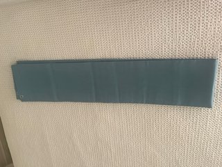 Cortina de baño azul Bathlux sin estrenar