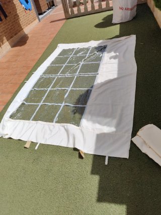 Carpa 3x3 Beige Lona a Medida