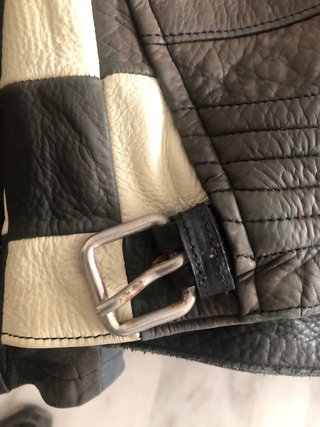 Chaqueta Harley-Davidson Cuero Negra/Gris