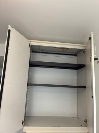 2 Armarios Oficina Madera y Metal SteelCase