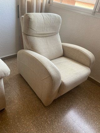 Sillón relax beige 80cm