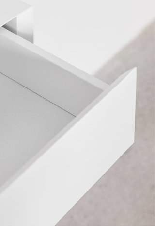 Consola recibidor Sklum blanco