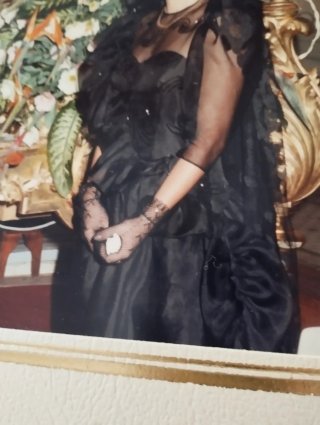 Vestido de fiesta negro