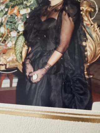 Vestido de fiesta negro