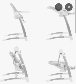 Trona 3 en 1: Trona, columpio y silla