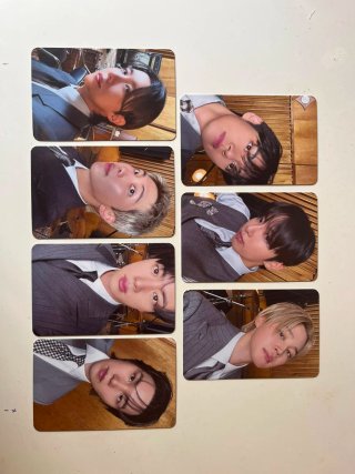 Photocards BTS 7 cromos, 2€ cada unidad.