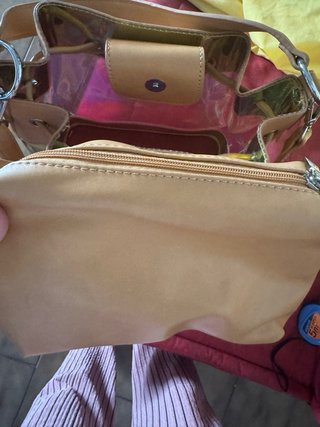 Borsa secchiello effetto specchio