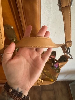 Borsa secchiello effetto specchio