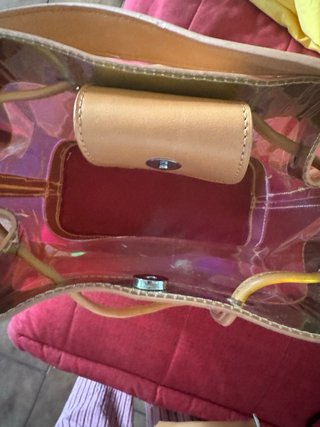 Borsa secchiello effetto specchio