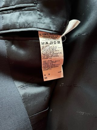 Traje de hombre azul Emilio Tucci