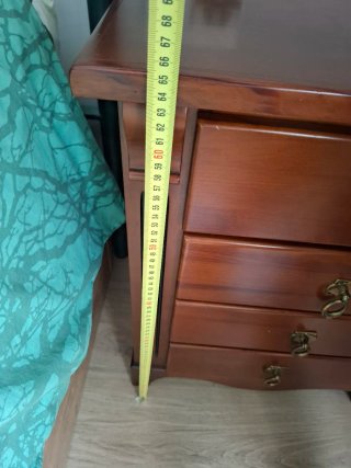 URGE Mudanza 2 Mesitas de noche de madera pino