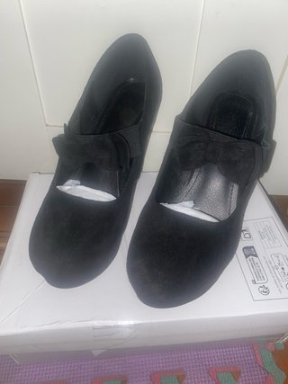 Zapatos de tacón negros talla 37