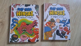 2 libros infantiles SOLO.PARA NINJAS