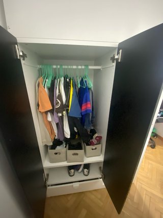 Cama alta IKEA SMASTAD blanca