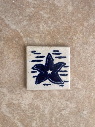 Tacos de cerámica decorados 7x7 cm