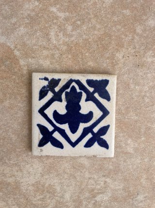 Tacos de cerámica decorados 7x7 cm