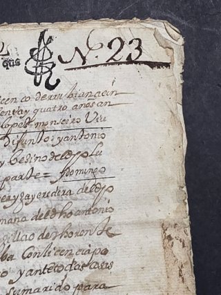 Documento Histórico 1644