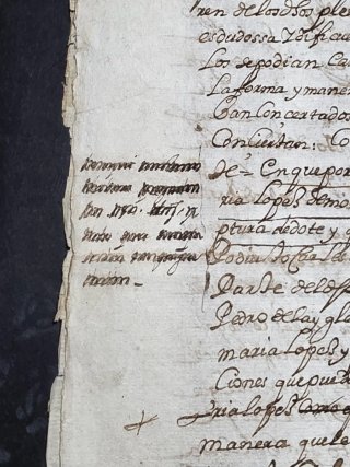 Documento Histórico 1644