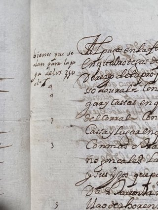Documento Histórico 1644