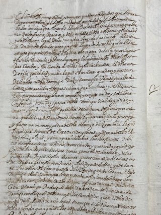 Documento Histórico 1644