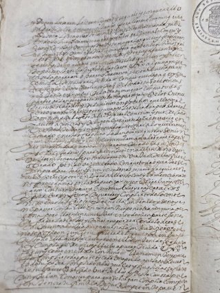 Documento Histórico 1644