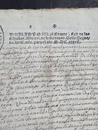 Documento Histórico 1644