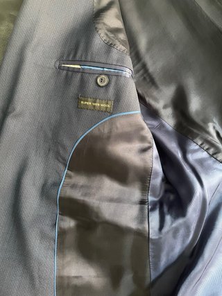 Traje Massimo Dutti Azul