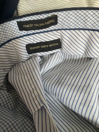 Traje Massimo Dutti Azul
