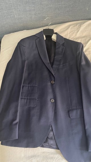 Traje Massimo Dutti Azul