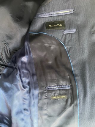 Traje Massimo Dutti Azul