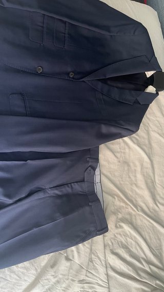 Traje Massimo Dutti Azul