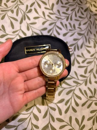 Reloj Pura Alegría Plata y Blanco