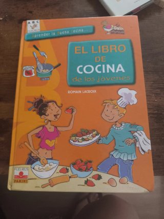 Libro cocina para niños y jóvenes