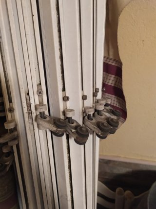 Pérgola de tela y metal