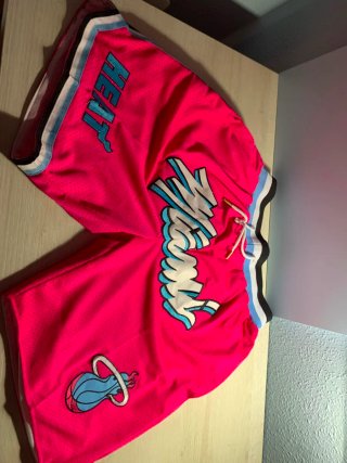 Pantalones Cortos Miami Heat Rosa