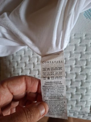 Camiseta Cortefiel blanco