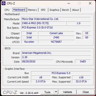 Placa Base MSI Z490-A PRO