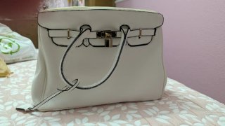 Bolso de mano blanco