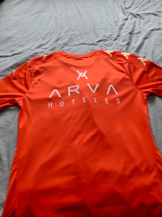 Camiseta Kappa Cultural Leonesa Naranja