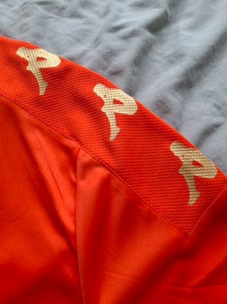 Camiseta Kappa Cultural Leonesa Naranja